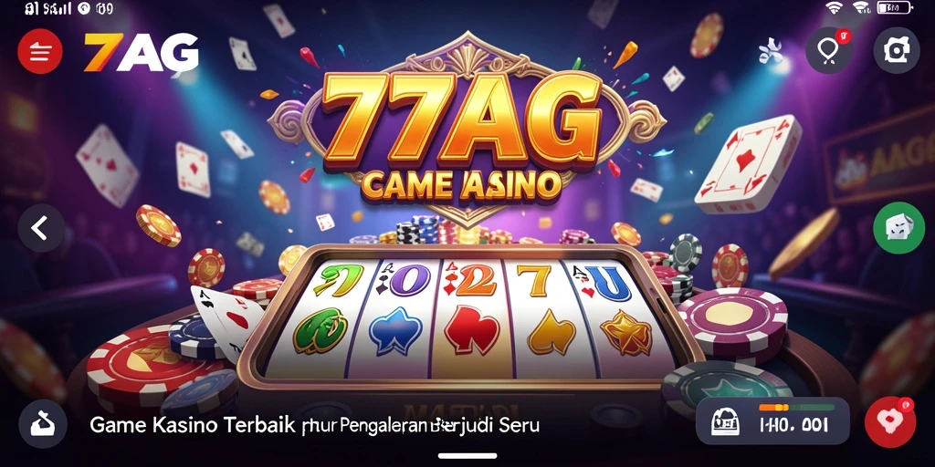 Tampilan gameplay seru di 77AG dengan beragam pilihan Kasino.