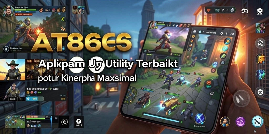 Tampilan utama AT866 dengan fitur optimasi kinerja.