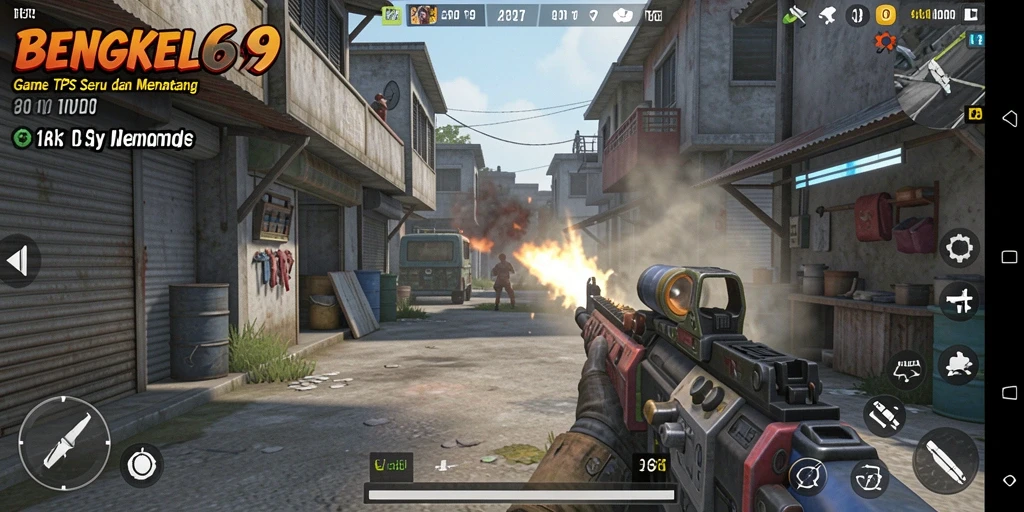 Tampilan gameplay BENGKEL69 yang seru dan mendebarkan.