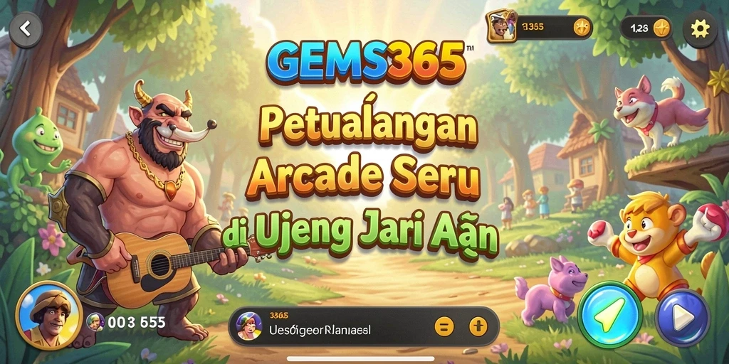 Screenshot GEMS365 menampilkan aksi gameplay seru dan grafis yang memukau.