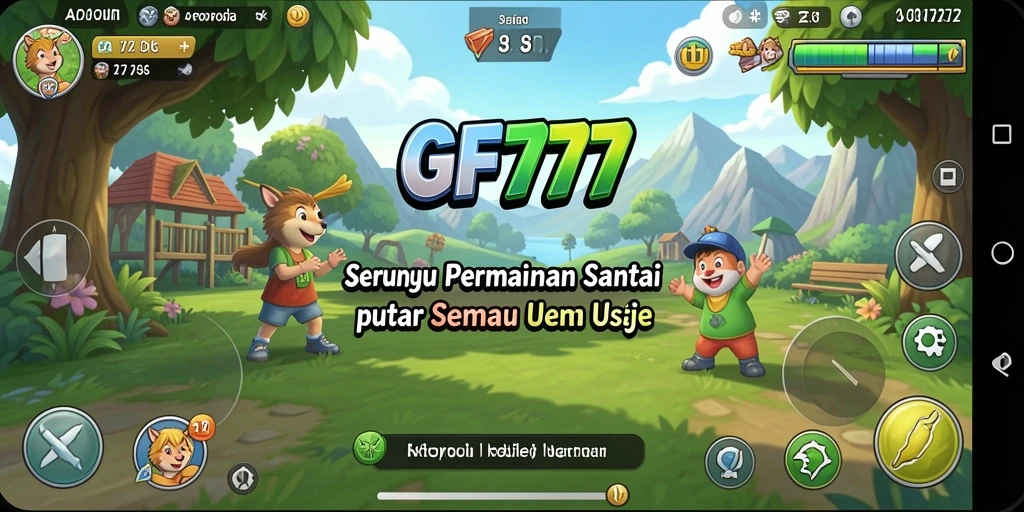 Screenshot menunjukkan gameplay seru dari GF777.