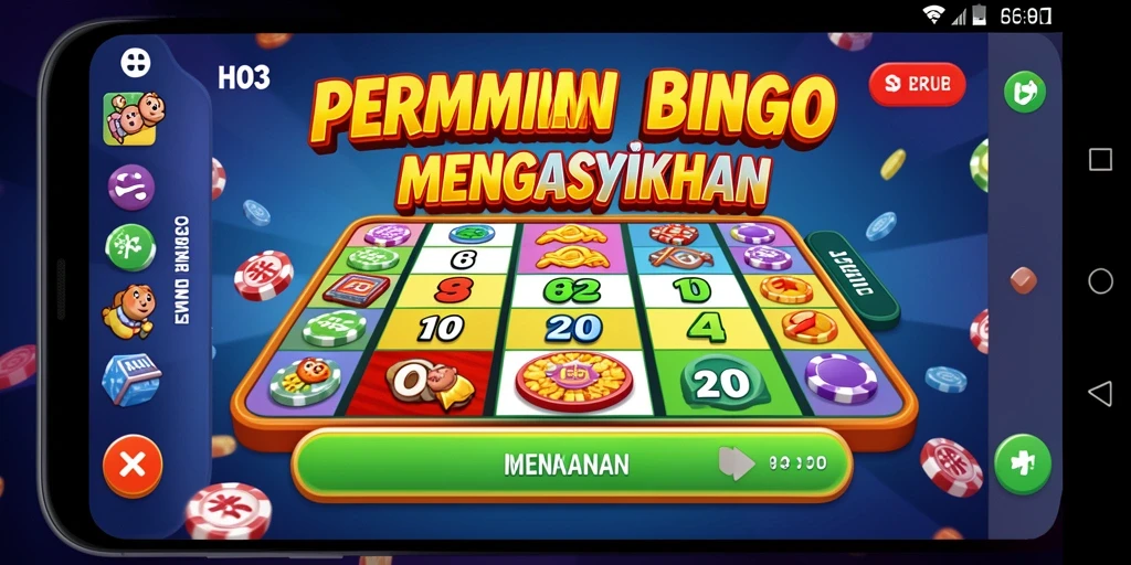 Tampilan gameplay Bingo di HO3 yang penuh warna dan menarik.