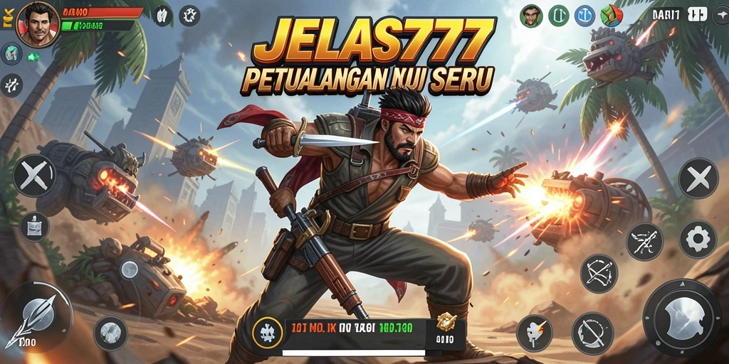 Tampilan gameplay JELAS777 yang mendebarkan dan penuh aksi.