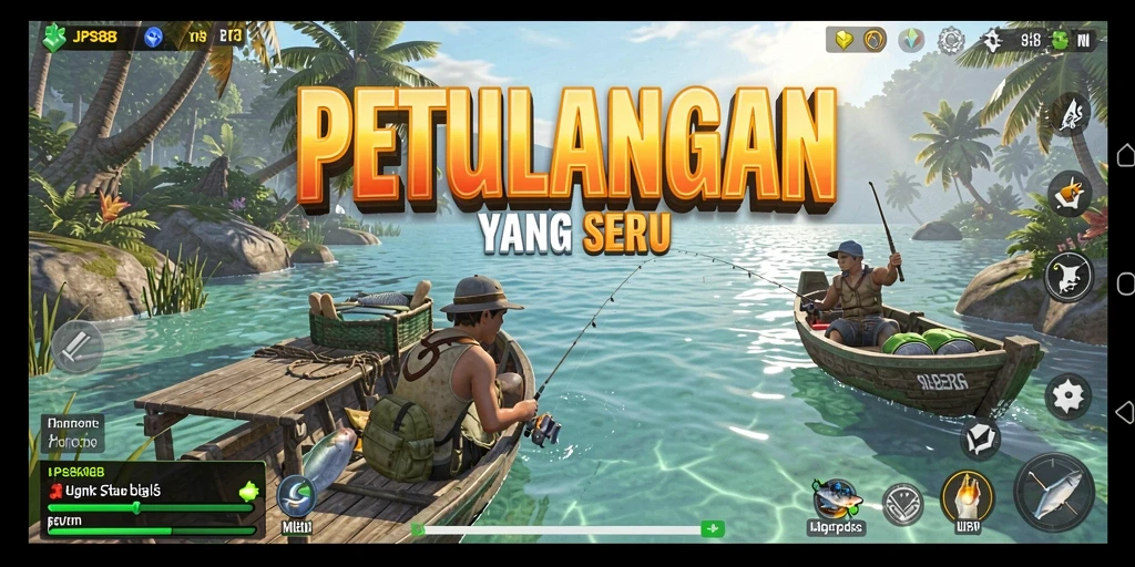 Tangkap ikan besar dalam JPS88 dengan grafik yang menakjubkan.