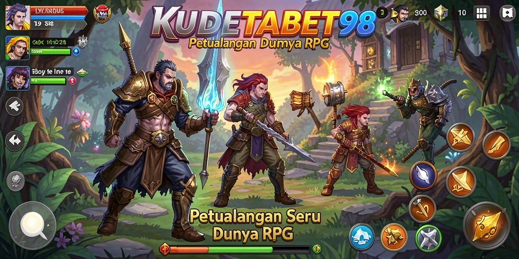 Tangkapan layar dari gameplay KUDETABET98 yang mendebarkan.