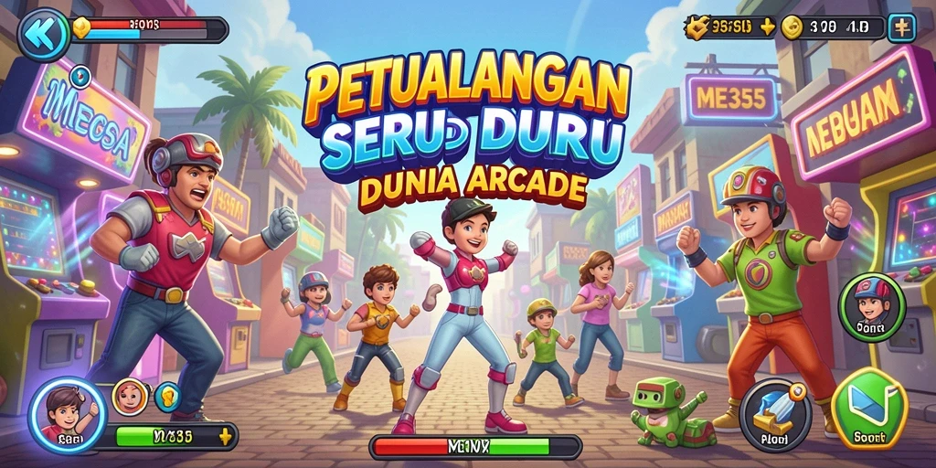 Tampilan gameplay seru dan penuh warna dari ME355