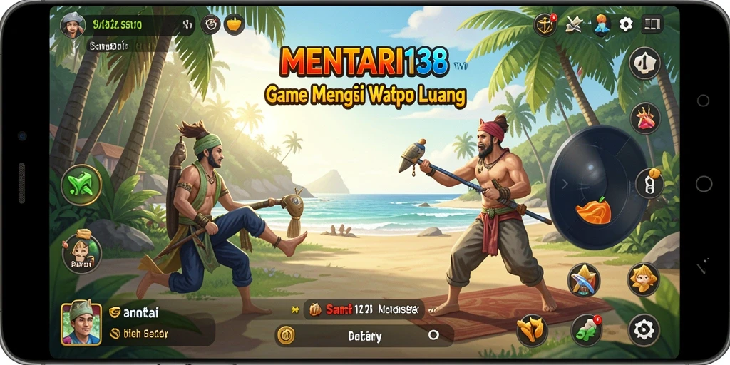 Tampilan gameplay MENTARI138 yang cerah dan menarik.