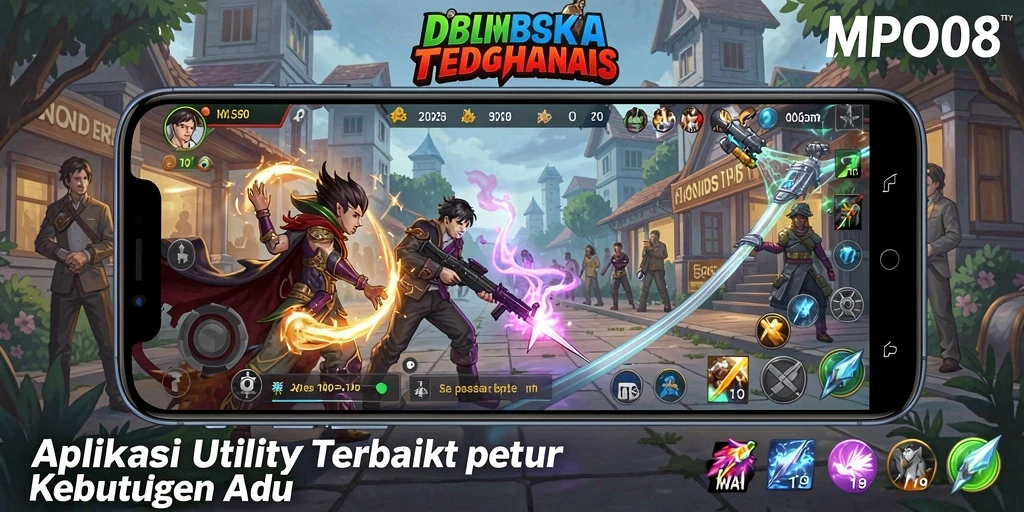 Tampilan antarmuka MPO08 yang ramah pengguna untuk pengelolaan Utility.