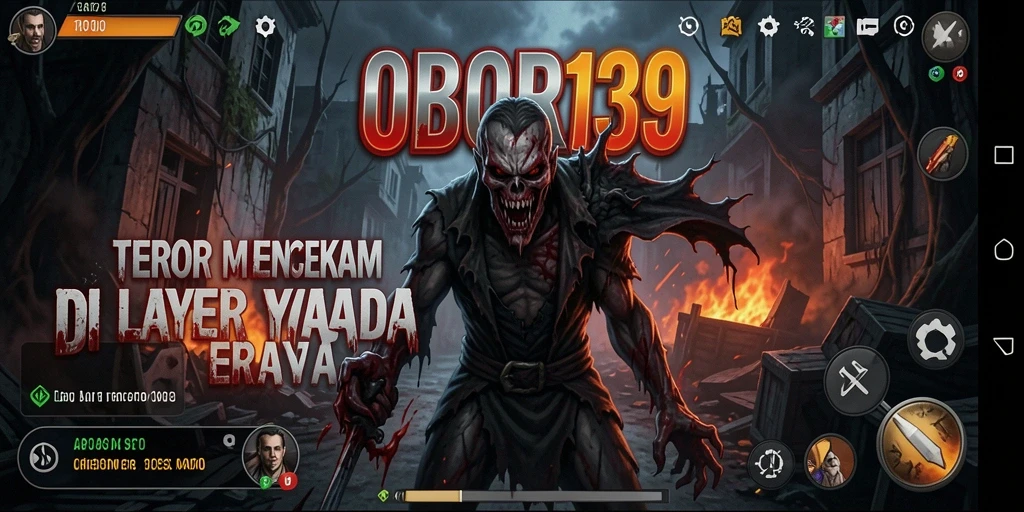 Tampilan menyeramkan gameplay OBOR138 yang menciptakan ketegangan.