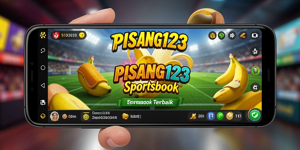 Tangkapan layar utama PISANG123 menampilkan antarmuka taruhan olahraga yang menarik.