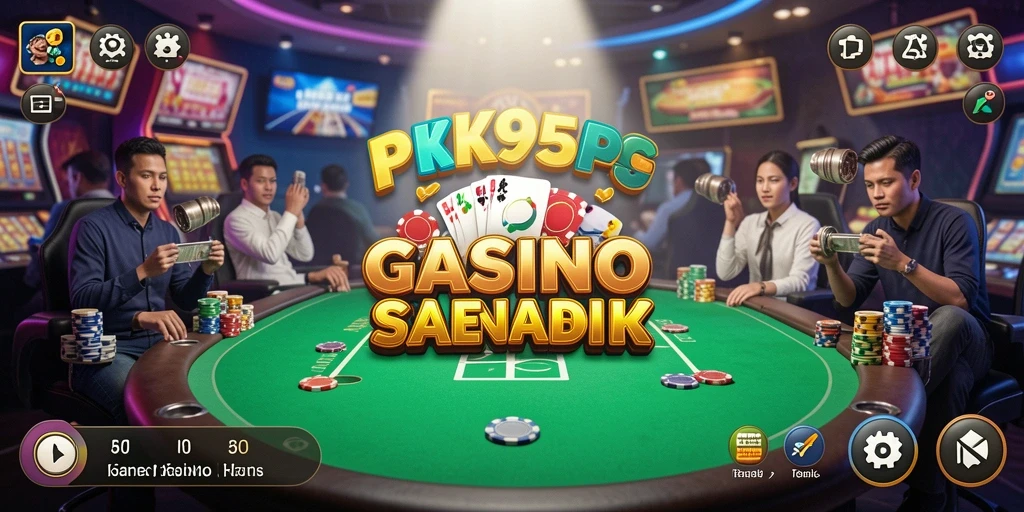Menampilkan gameplay menarik dari aplikasi Kasino PK95.
