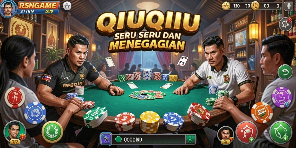 Screenshot gameplay QiuQiu yang seru dan menantang.