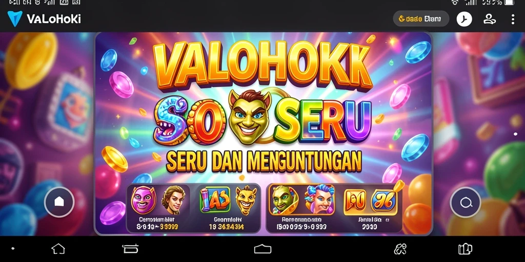 Tampilan gameplay seru dari VALOHOKI yang menarik dan mengasyikkan.